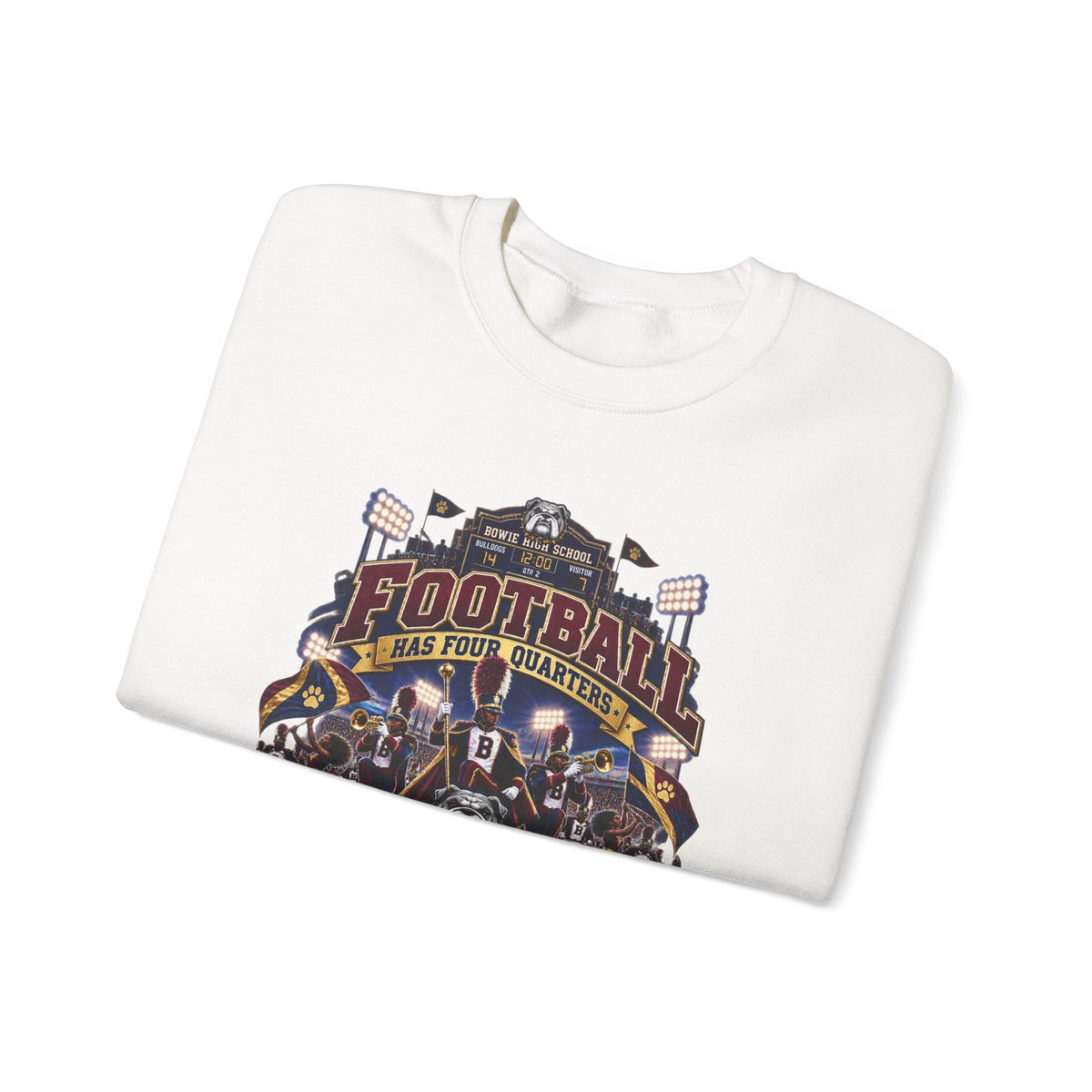 Football Halftime Crewneck Sweatshirt — "I Came For Halftime" Game Day Pullover