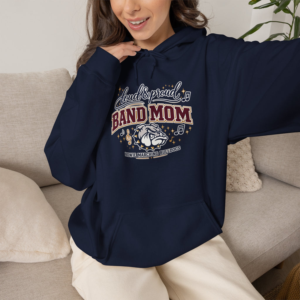Bowie Marching Bulldogs Mom Heavy Blend Hoodie