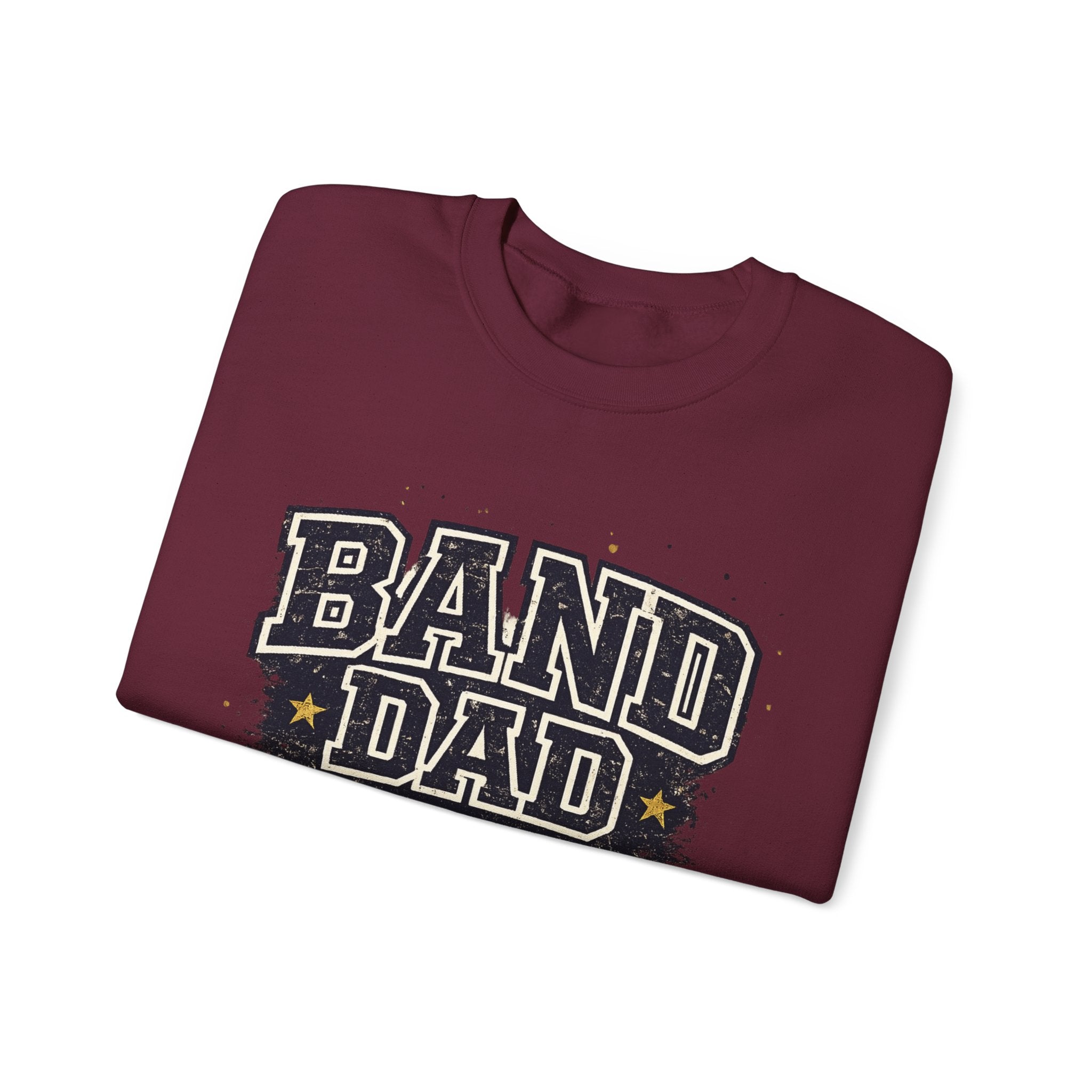 Band Dad Crewneck Sweatshirt — "Built Different" Proud Band Dad Pullover