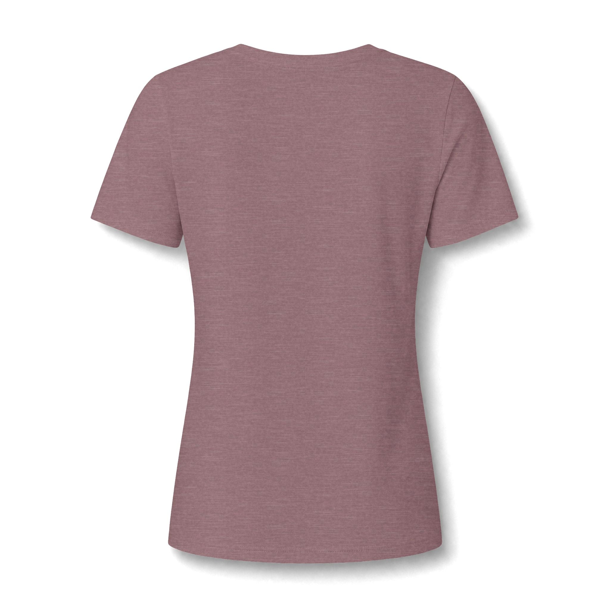 Crowned in Burgundy & Blue V‑Neck Tee — Royal Queen Graphic Shirt