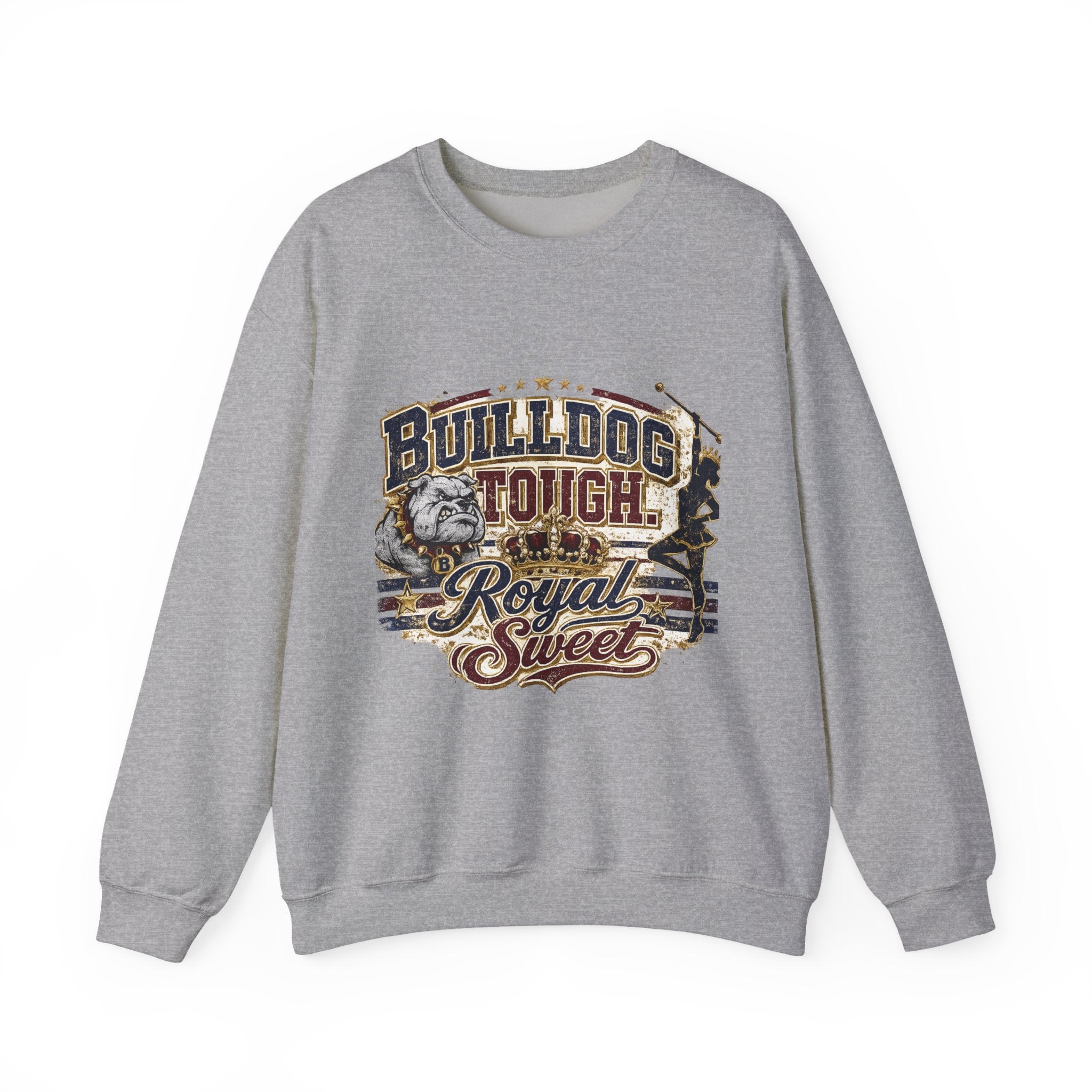 Bulldog Tough "Royal Sweet" Crewneck Sweatshirt