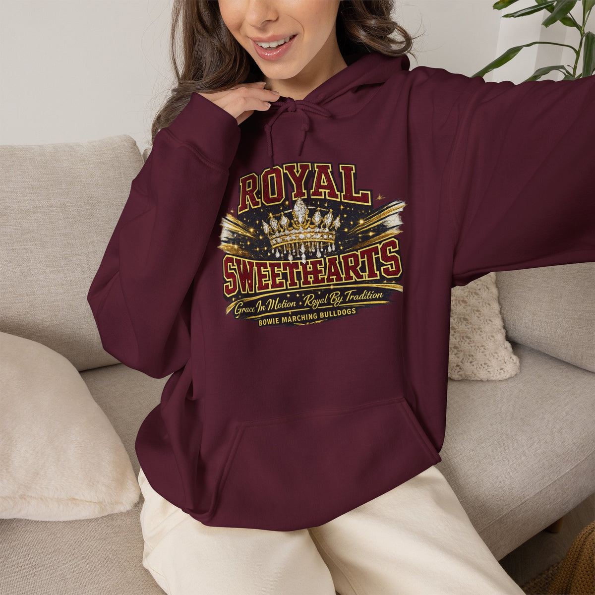 Royal Sweethearts Hoodie — Vintage Rock Band Graphic Pullover