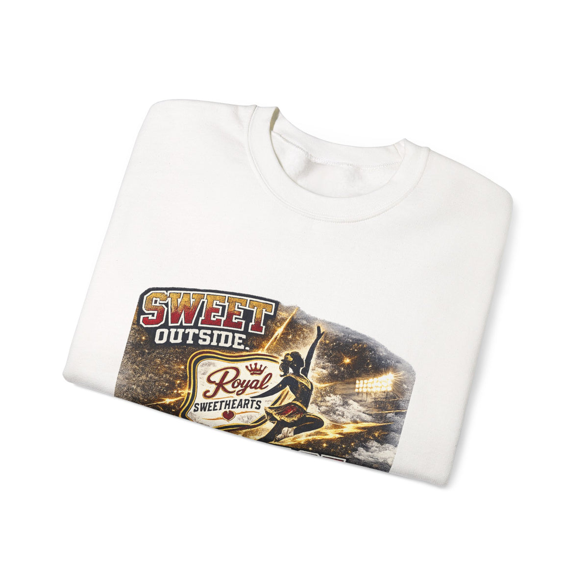 Football Player Graphic Sweatshirt — "Sweet Outside, Savage on the Field"