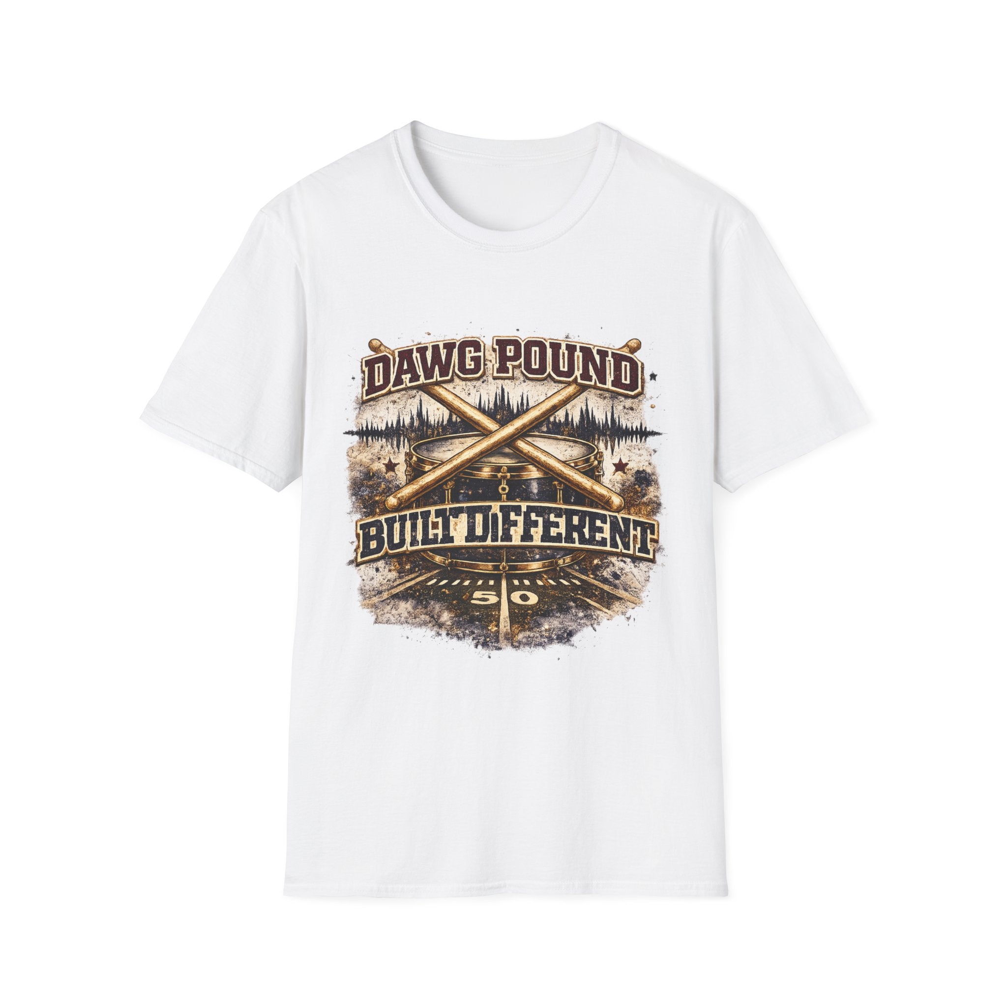 Dawg Pound Vintage Baseball T-Shirt — Built Different Graphic Tee