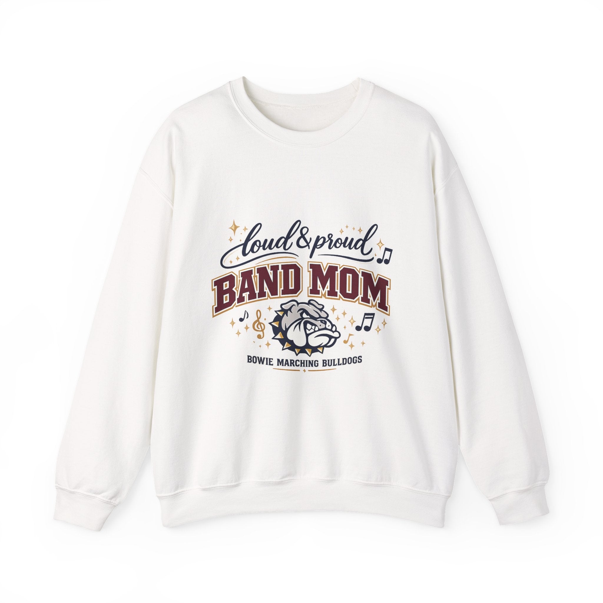 Bowie Bulldogs Mom Crew Neck Sweatshirt