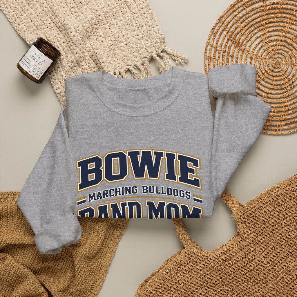 Bowie Bulldogs Mom Crew Neck Sweatshirt