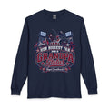 Grandpa Status Long Sleeve T-Shirt — "Her Biggest Fan Has Grandpa Status" Sports Fan Tee