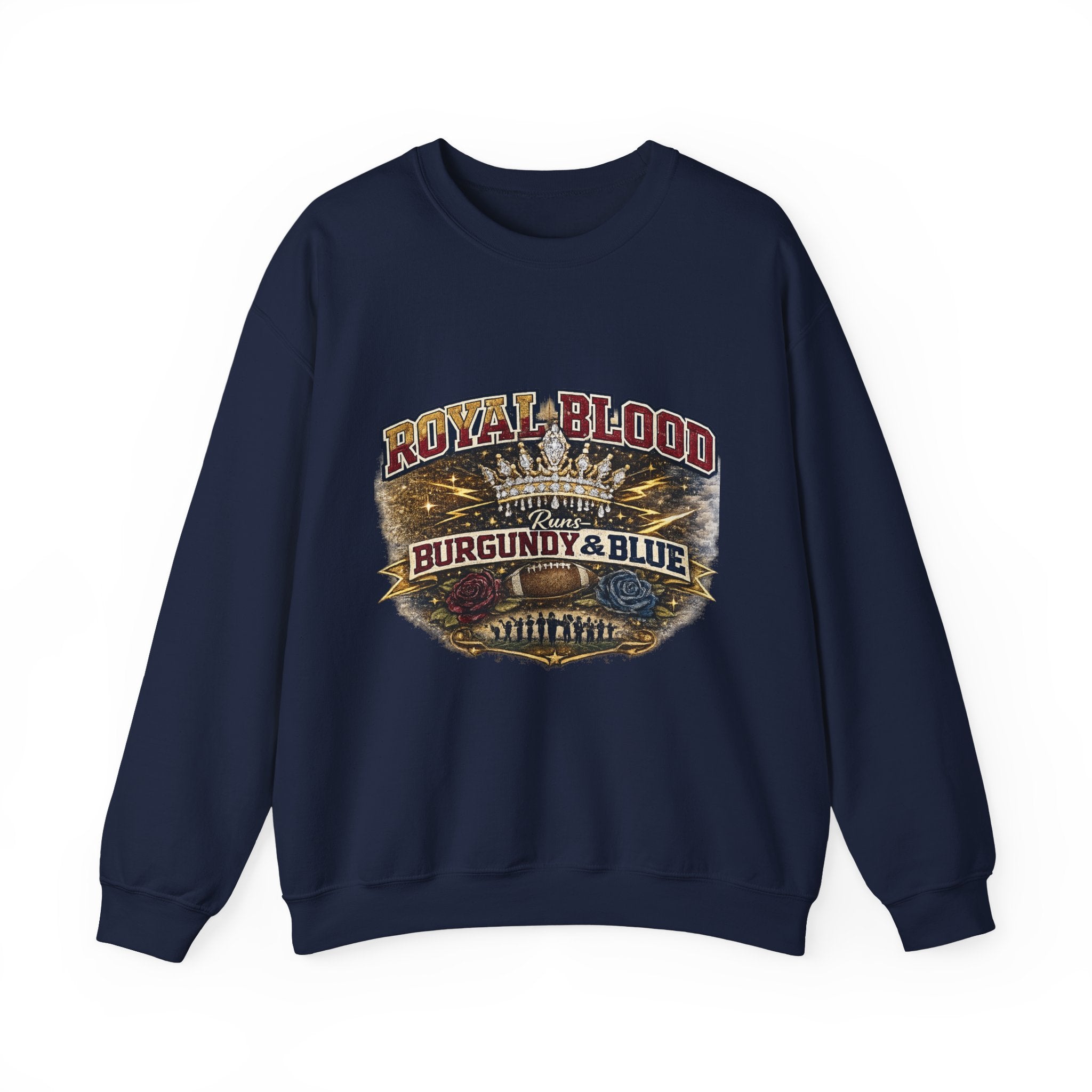 Royal Blood 'Burgundy & Blue' Crewneck Sweatshirt