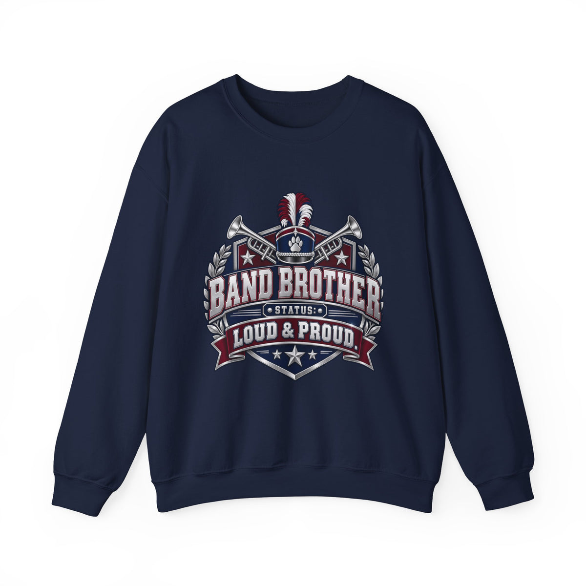Band Brother Crewneck Sweatshirt – Loud & Proud Marching Band Tee