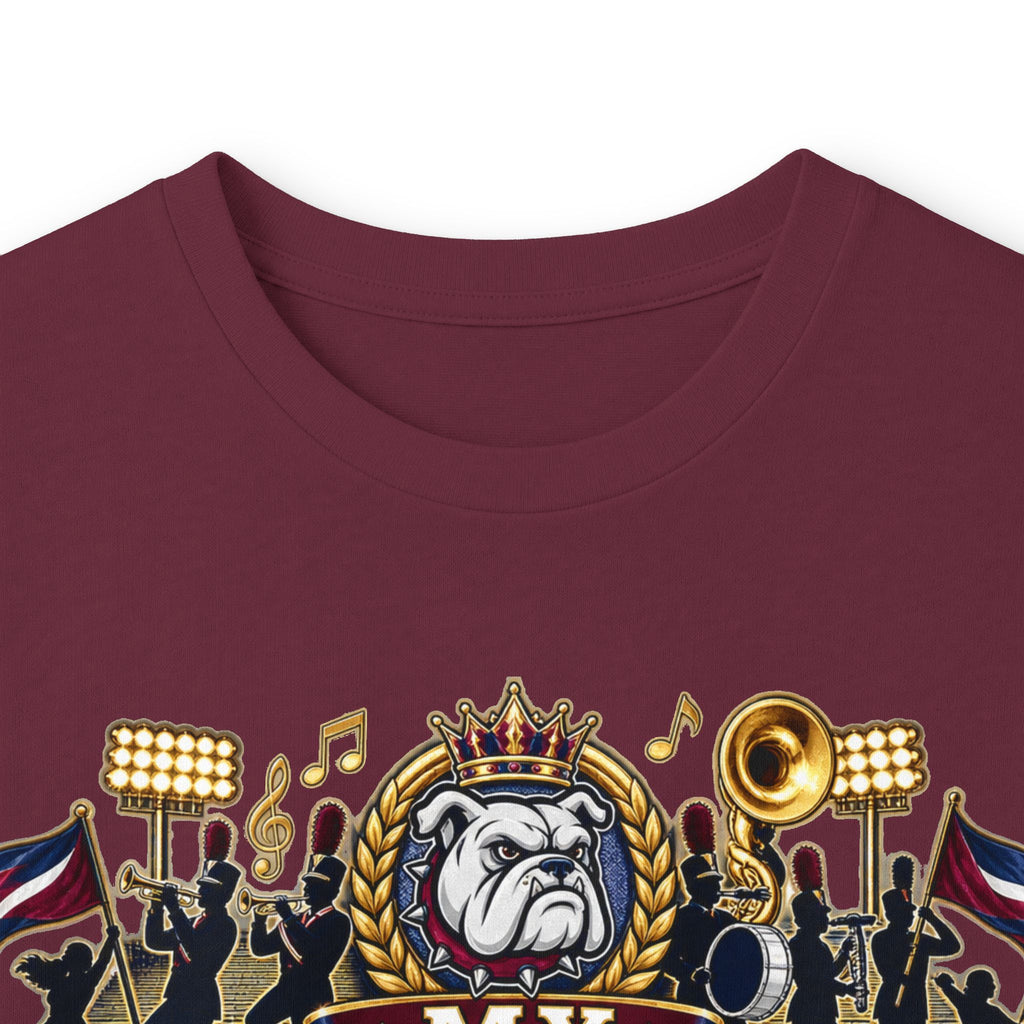 Proud Aunt Long Sleeve Tee — My Pride Marches In Burgundy & Navy Graphic