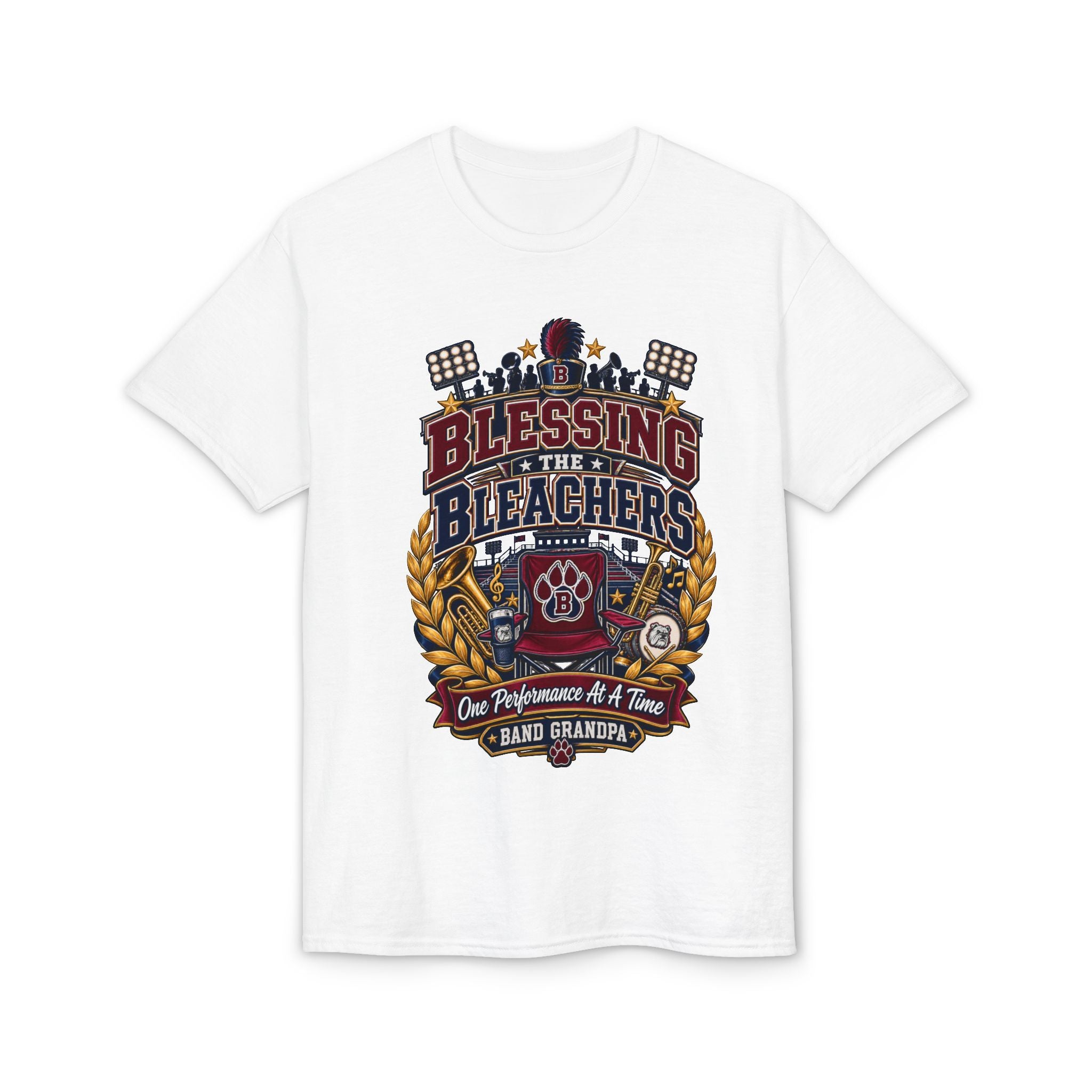 Band Grandpa T-Shirt -  Marching Band Tribute Tee