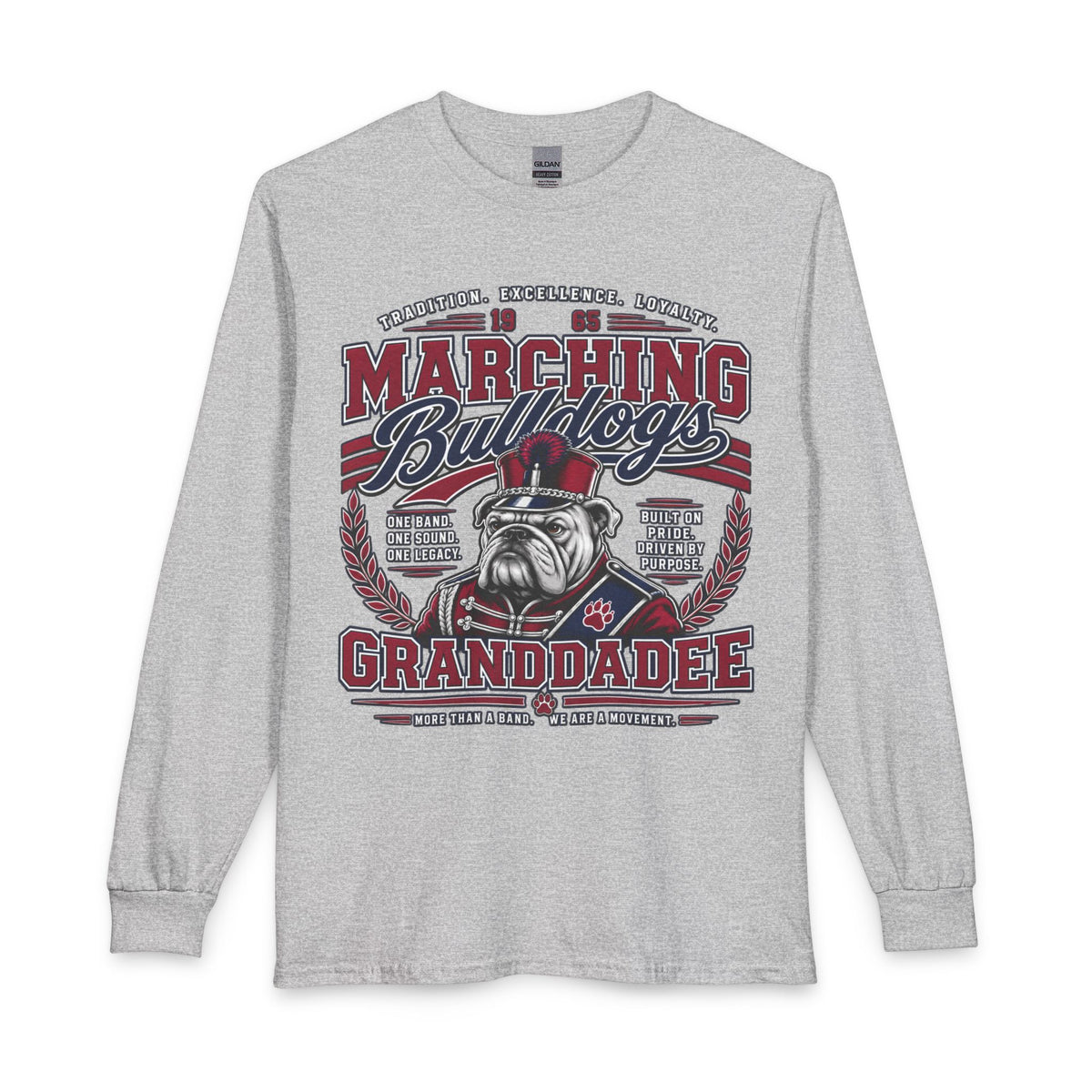 Marching Bulldogs Granddad Tee — Vintage Bulldog Band Long Sleeve (Inspired By: Mr. Wendel Matthews)