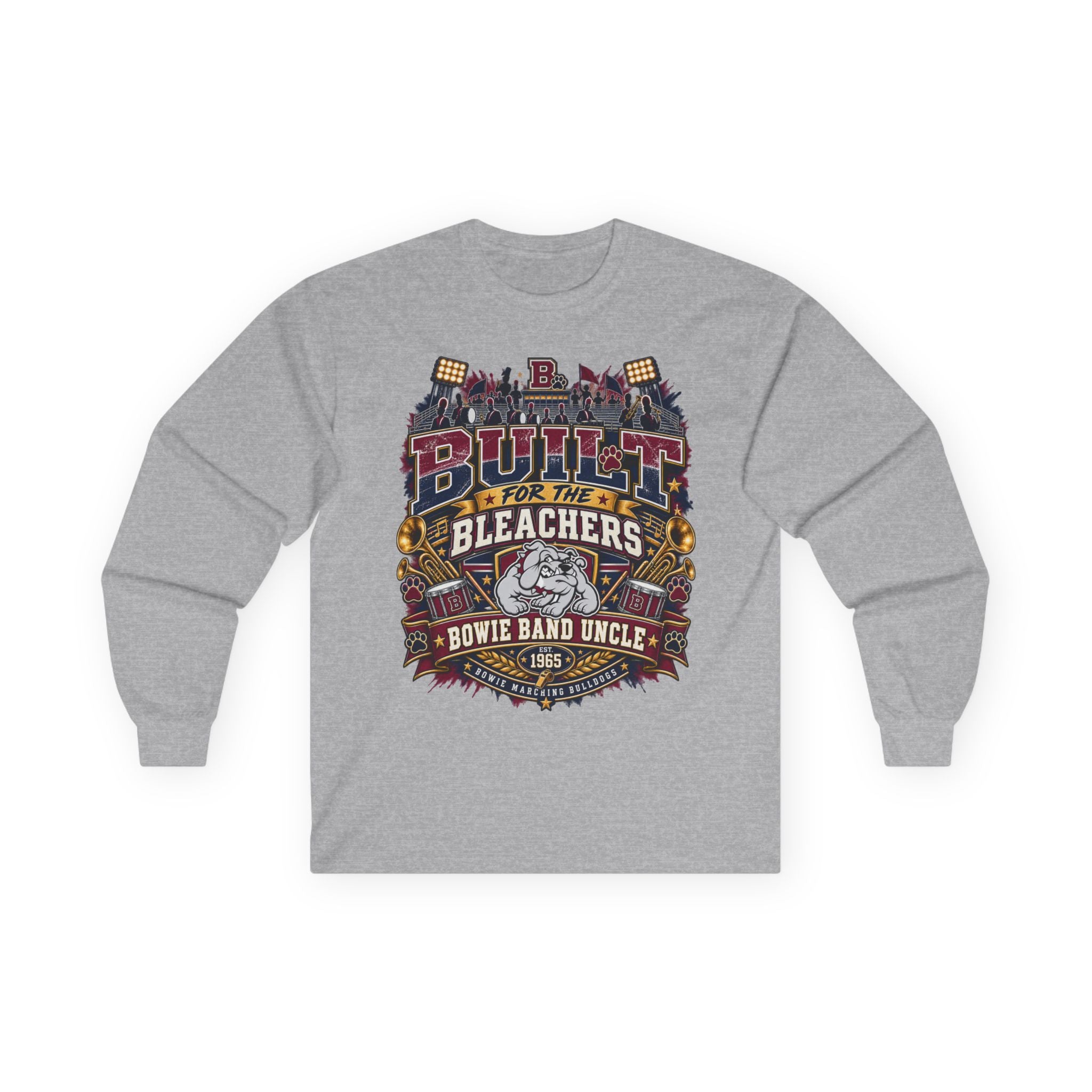 Built for the Stands Long Sleeve Tee – Bowie Band Uncle Vintage Sports Shirt