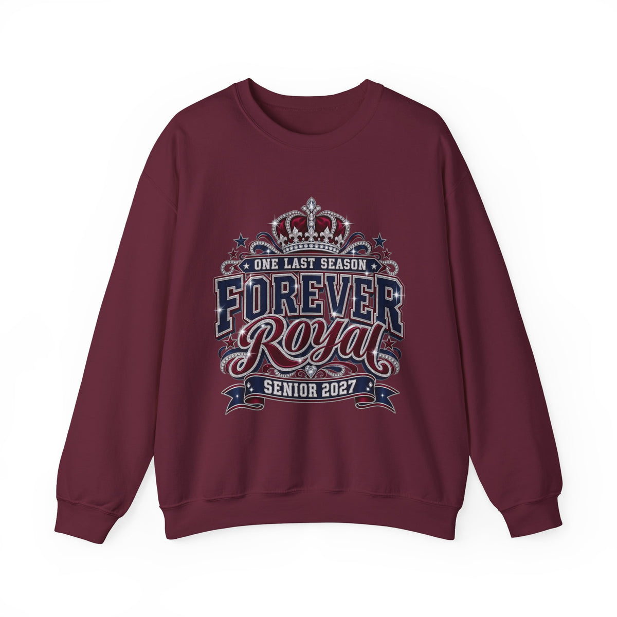 Forever Royal Senior 2027 Crewneck Sweatshirt