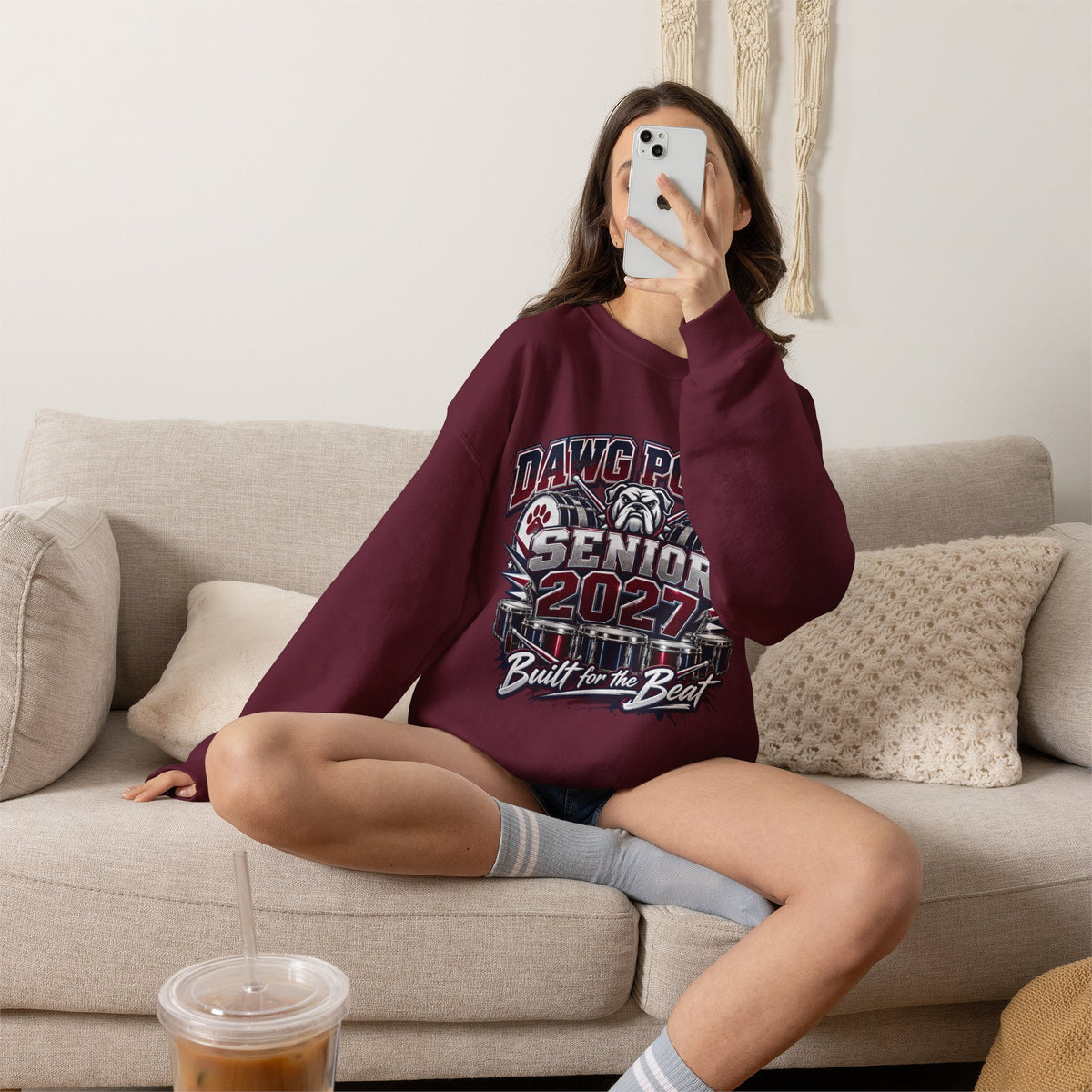 Dawg Pound Senior 2027 Crewneck Sweatshirt – Built for the Beat
