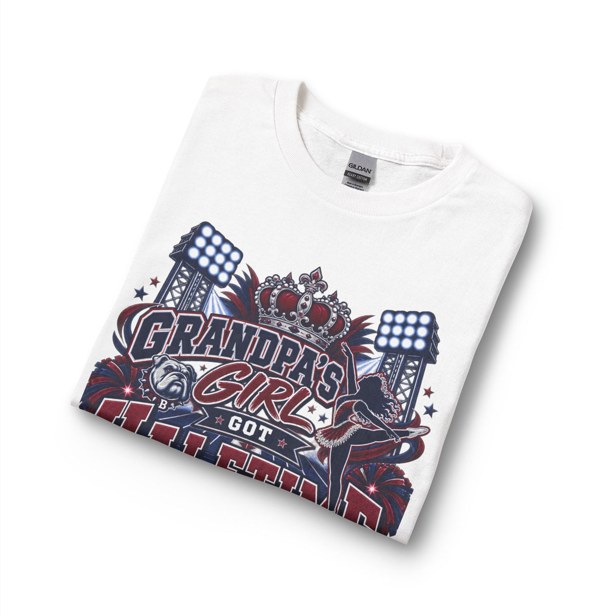 Grandpa's Girl Got Halftime On Lock Long Sleeve Tee