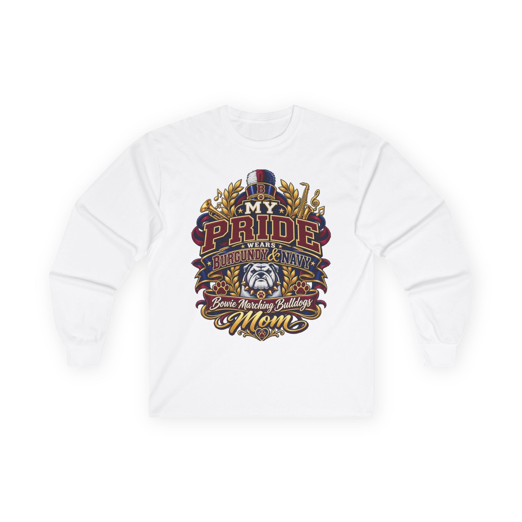 Bulldog Mom Pride Long Sleeve Tee