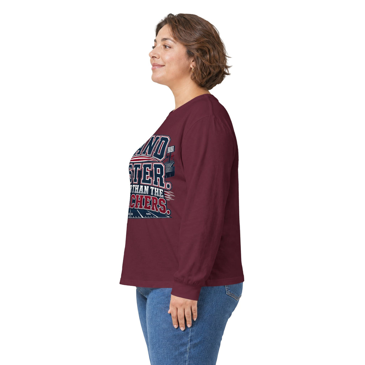 Band Sister Long Sleeve Tee — "Louder Than the Stands" Marching Band Shirt