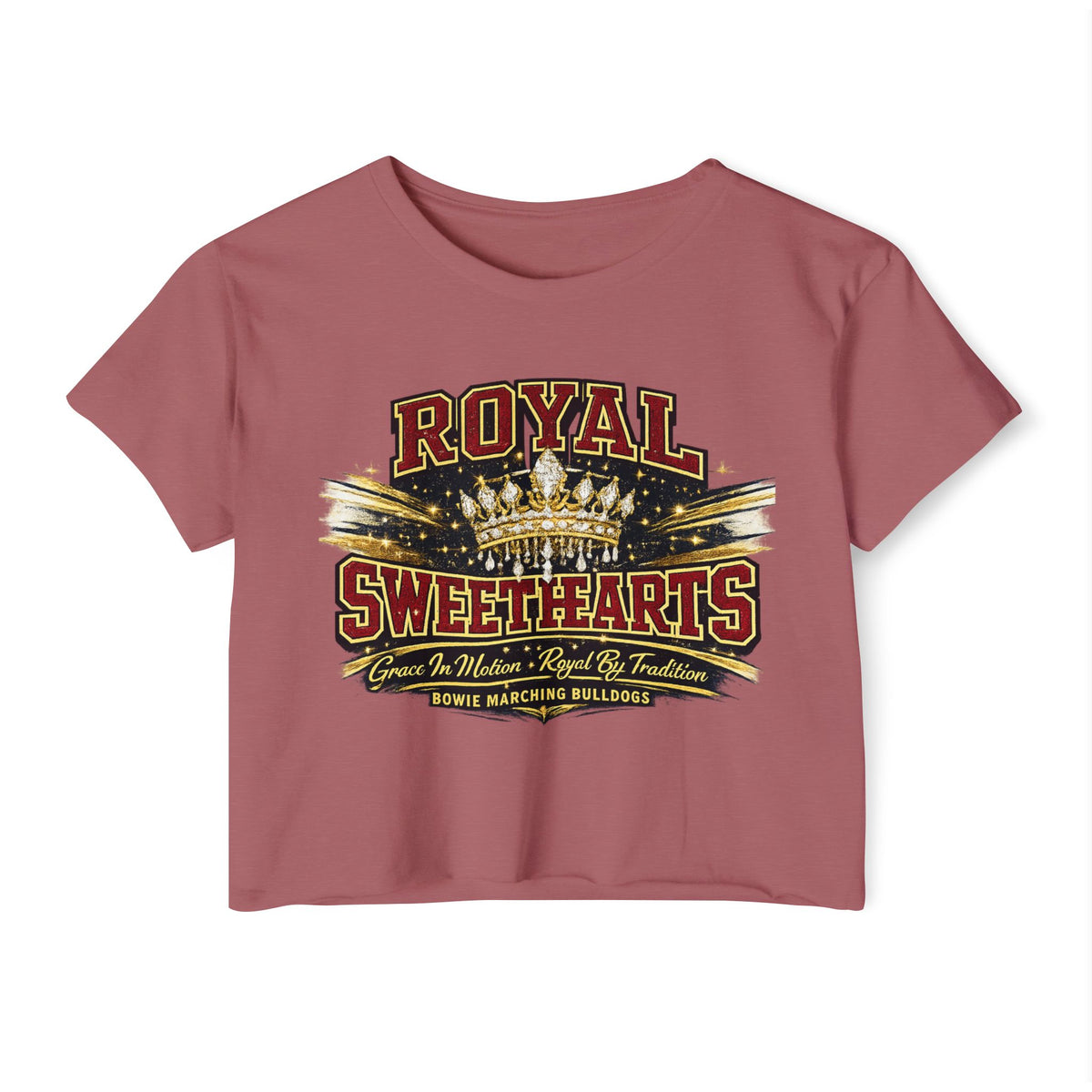 Royal Sweethearts Festival Crop Top — Vintage Band/Parade Graphic Tee