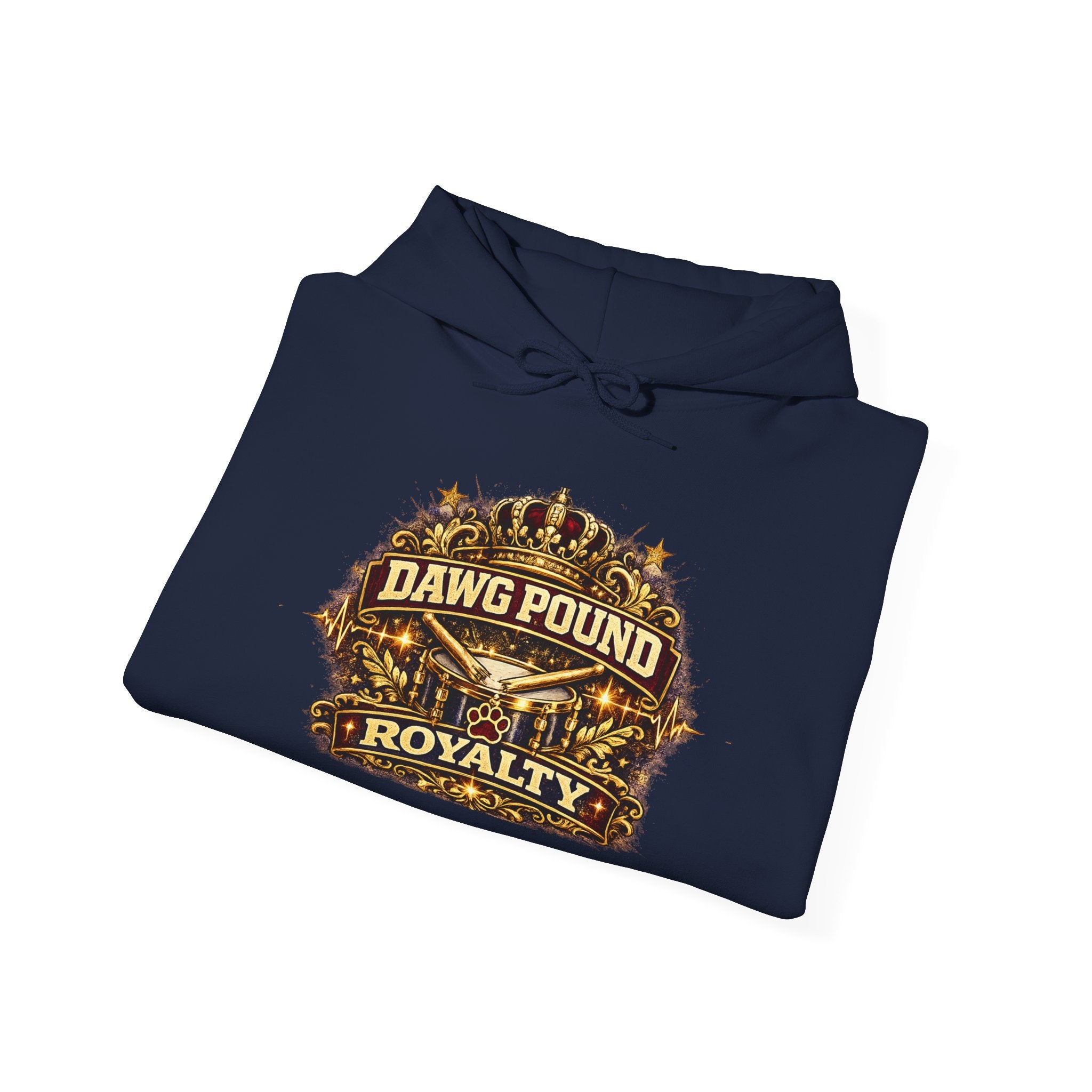 Dawg Pound Royalty Hoodie — Vintage Football Fan Pullover