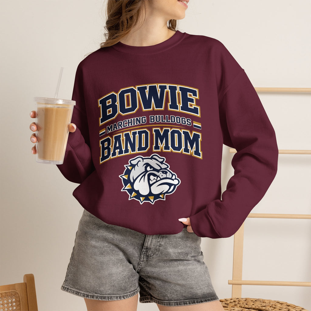 Bowie Bulldogs Mom Crew Neck Sweatshirt