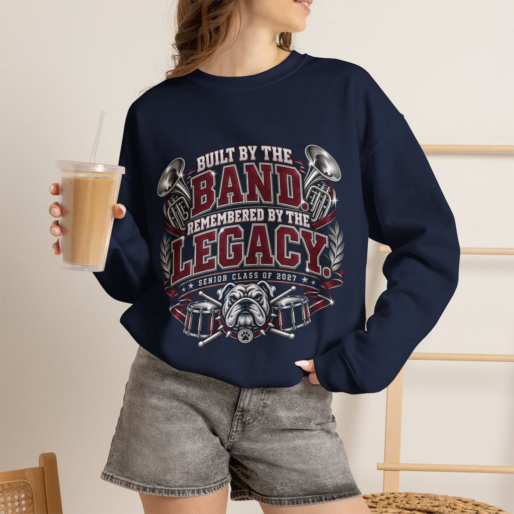 Band Legacy Crewneck Sweatshirt — "Built by the Band, Remembered by the Legacy"