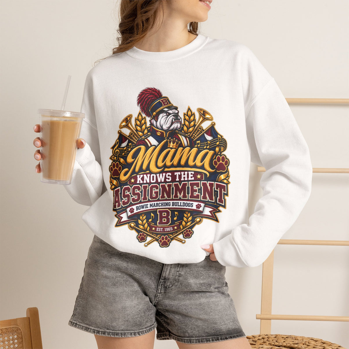 Mama Knows the Assignment Sweatshirt – Vintage Barber Shop Graphic Crewneck