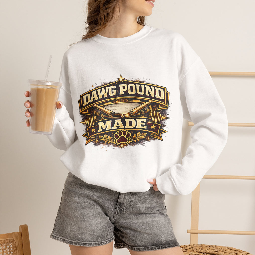 Dawg Pound Made Sweatshirt — Vintage Football Fan Crewneck