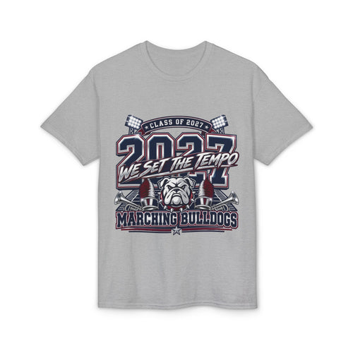 2027 "We Set the Tempo" Marching Bulldogs T-Shirt