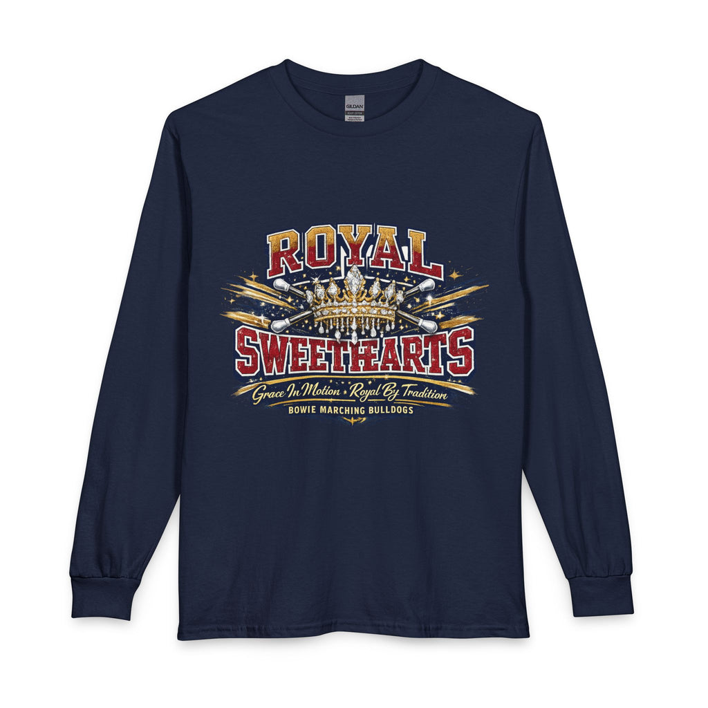 Royal Sweethearts Long Sleeve T-Shirt — Vintage Crown Graphic Tee