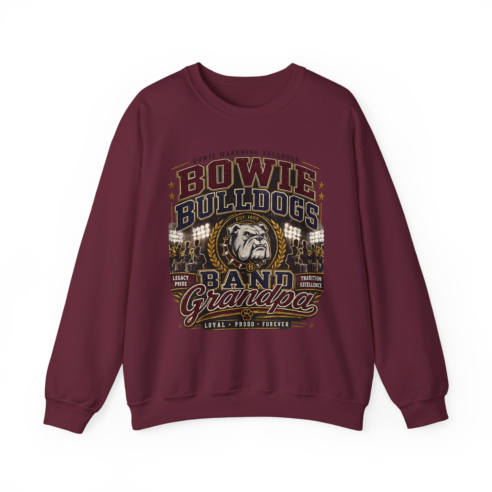 Bulldogs Band Grandpa Sweatshirt