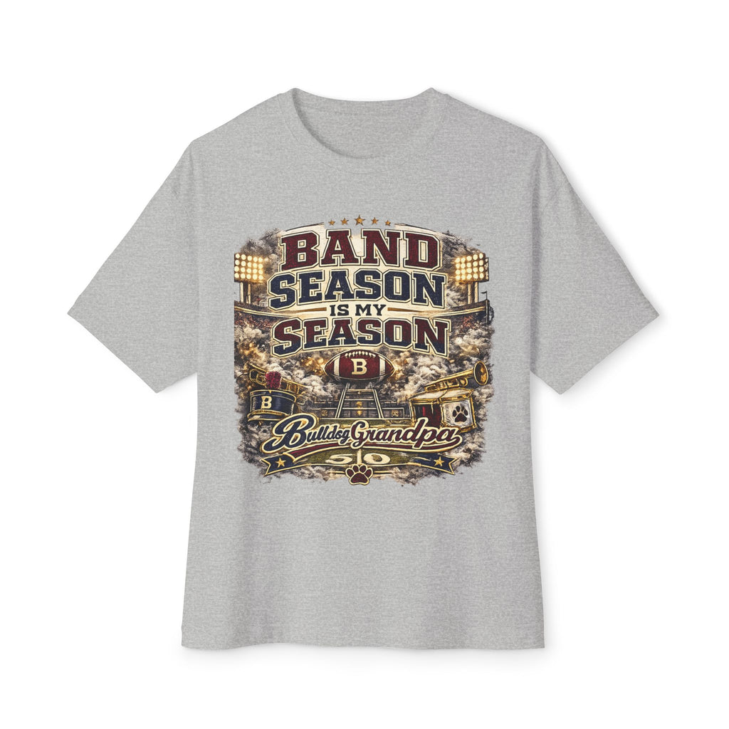 Band Season Is My Season Tee — Proud Band Grandpa Graphic T-Shirt