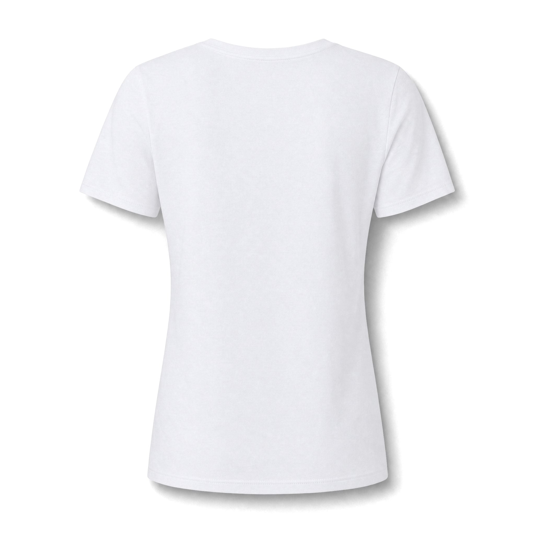 Crowned in Burgundy & Blue V‑Neck Tee — Royal Queen Graphic Shirt