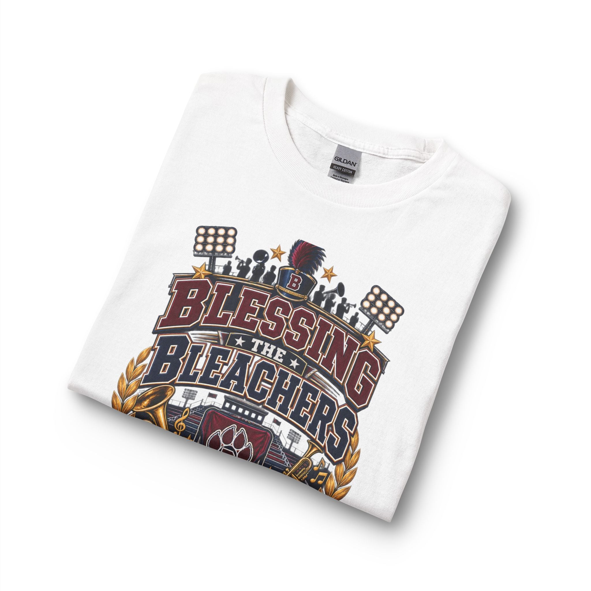 Blessing the Stands Long Sleeve T‑Shirt — 'One Performance At A Time' Band Grandpa Tee