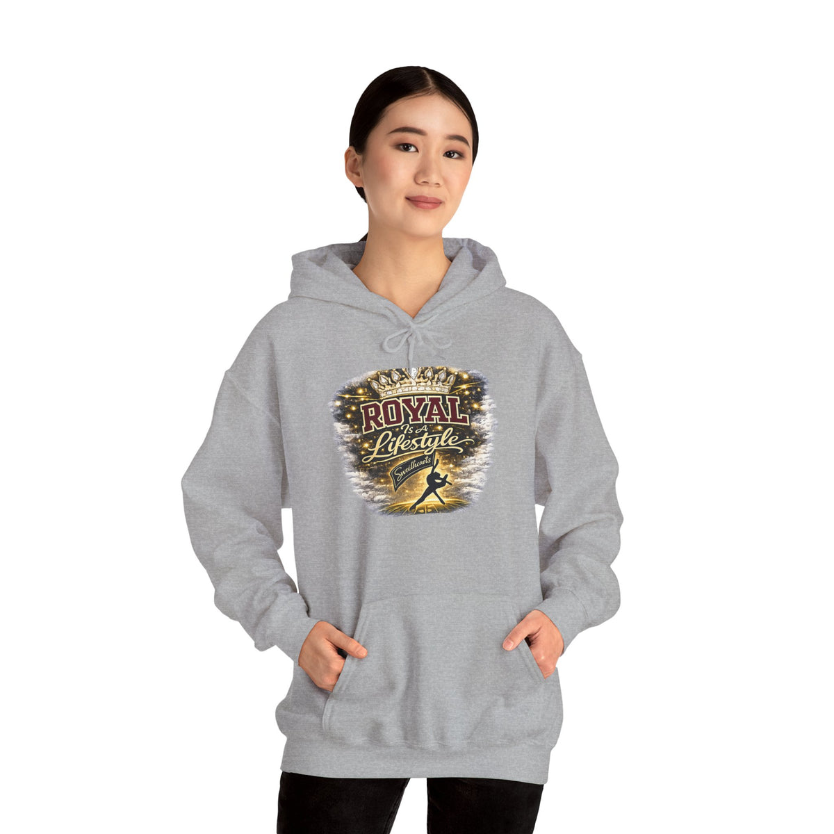 Royal Lifestyle Hoodie - Crown Graphic Pullover for Regal Streetwear