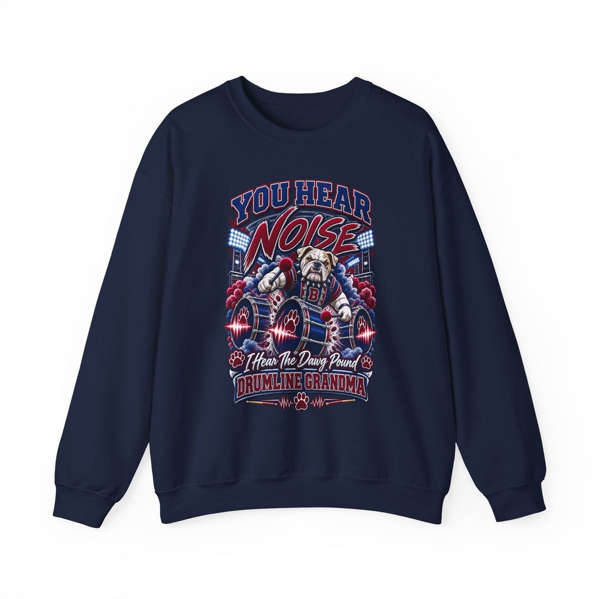 You Hear Noise Grandma Motorcycle Crewneck Sweatshirt