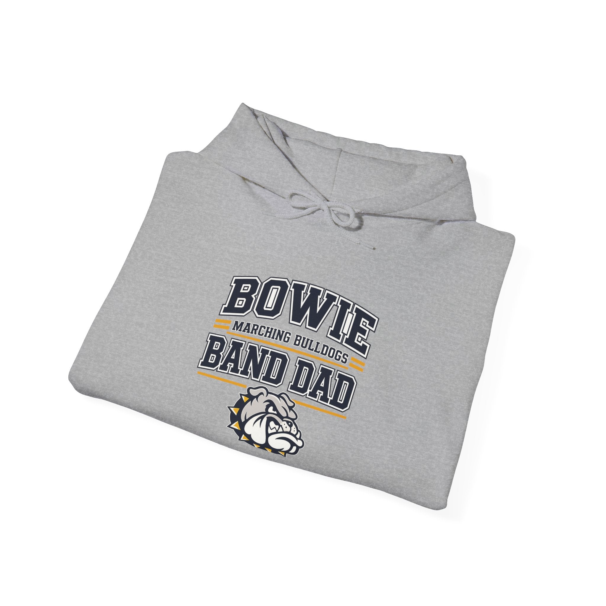 Bowie Marching Bulldogs “Band Dad” Hoodie — School Spirit Sweatshirt