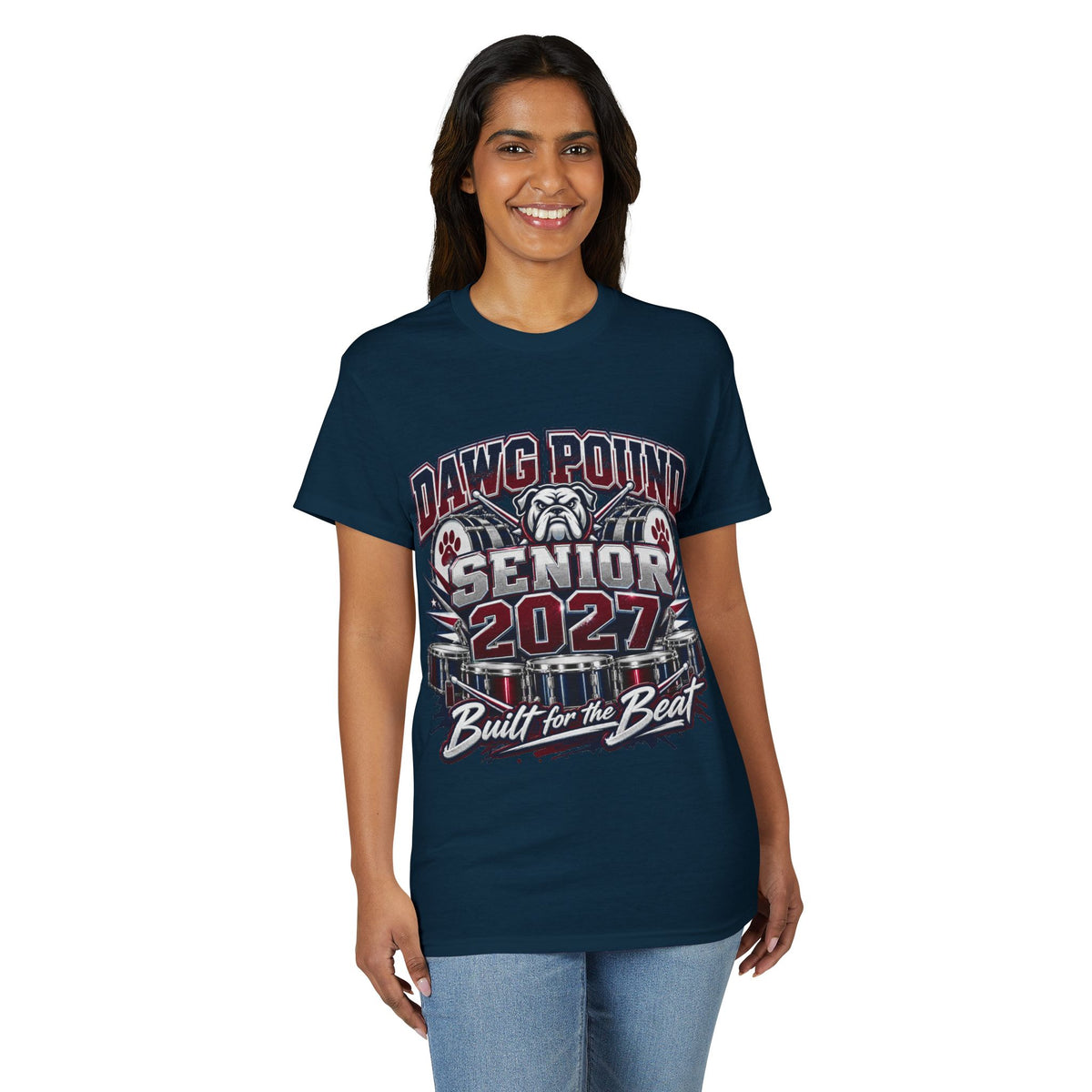 T-Shirt — Dawg Pound Senior 2027 "Built for the Beat" Graduation Tee
