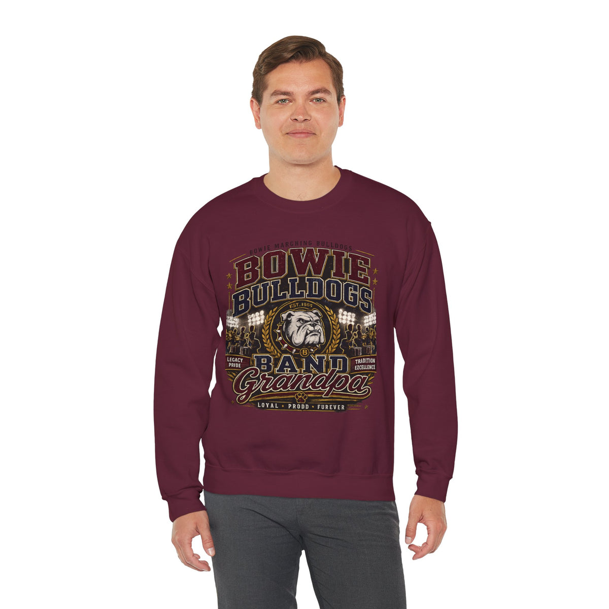 Bulldogs Band Grandpa Sweatshirt