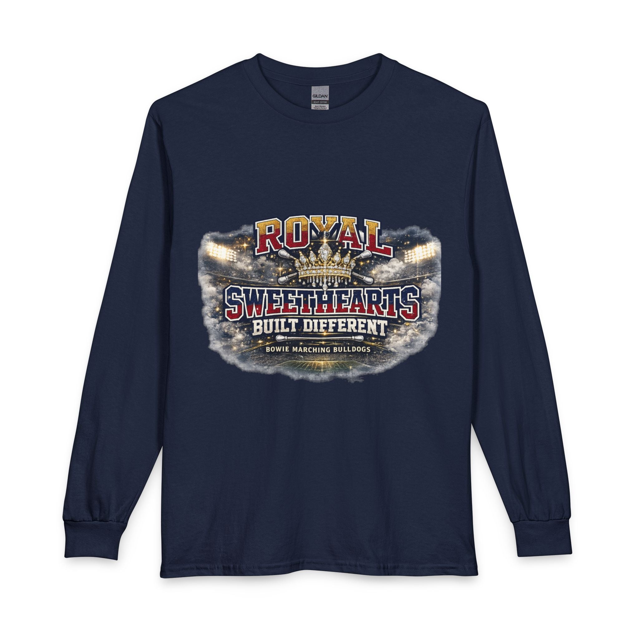 Royal Sweethearts Long Sleeve Shirt — "Built Different" Graphic