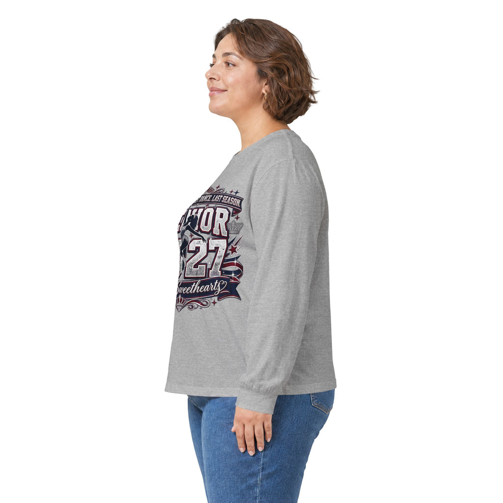 Senior 2027 Royal Sweethearts Long Sleeve Tee