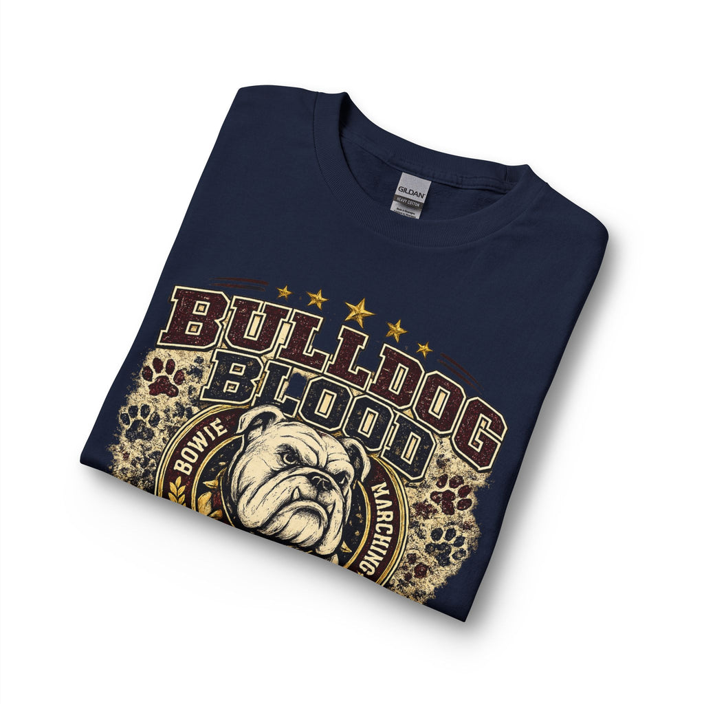 Bulldog Blood Long Sleeve Shirt — "Bulldog Blood Runs Through My Family" Family Pride Tee