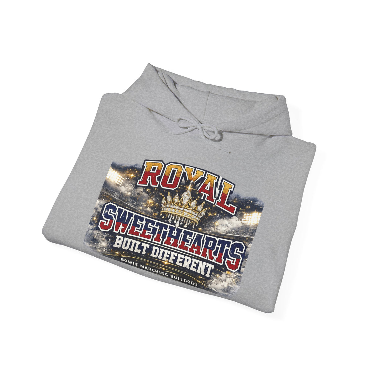Royal Sweethearts Hoodie — "Built Different" Vintage Motorcycle Graphic