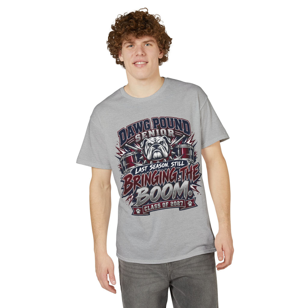 Senior 'Dawg Pound' Bulldog T-Shirt — "Bringing the Boom" Class of 2027