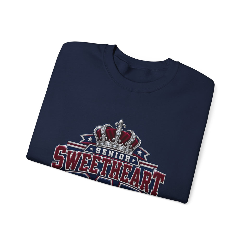Senior Sweetheart Dad Crewneck Sweatshirt — 'Built for the Stands' Class of 2023