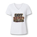 Got Beat? Dawg Pound V-Neck T‑Shirt — Women's Game Day Fan Tee
