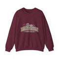 Band Mom Crewneck Sweatshirt — Bowie Marching Bulldogs Leopard Print