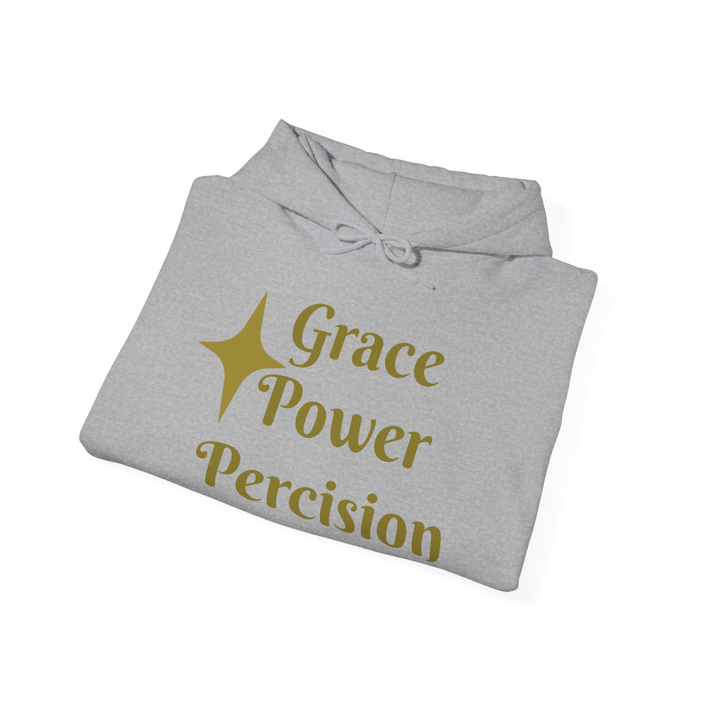 Pressure Makes Queens Hoodie — Grace Power Precision Graphic Pullover