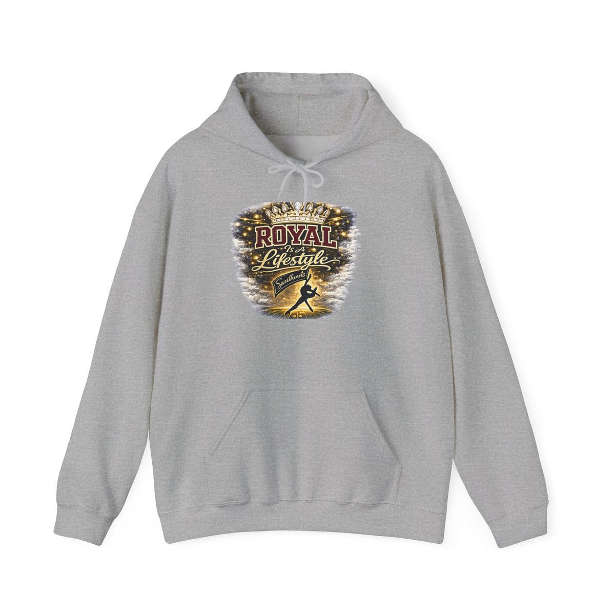 Royal Lifestyle Hoodie - Crown Graphic Pullover for Regal Streetwear