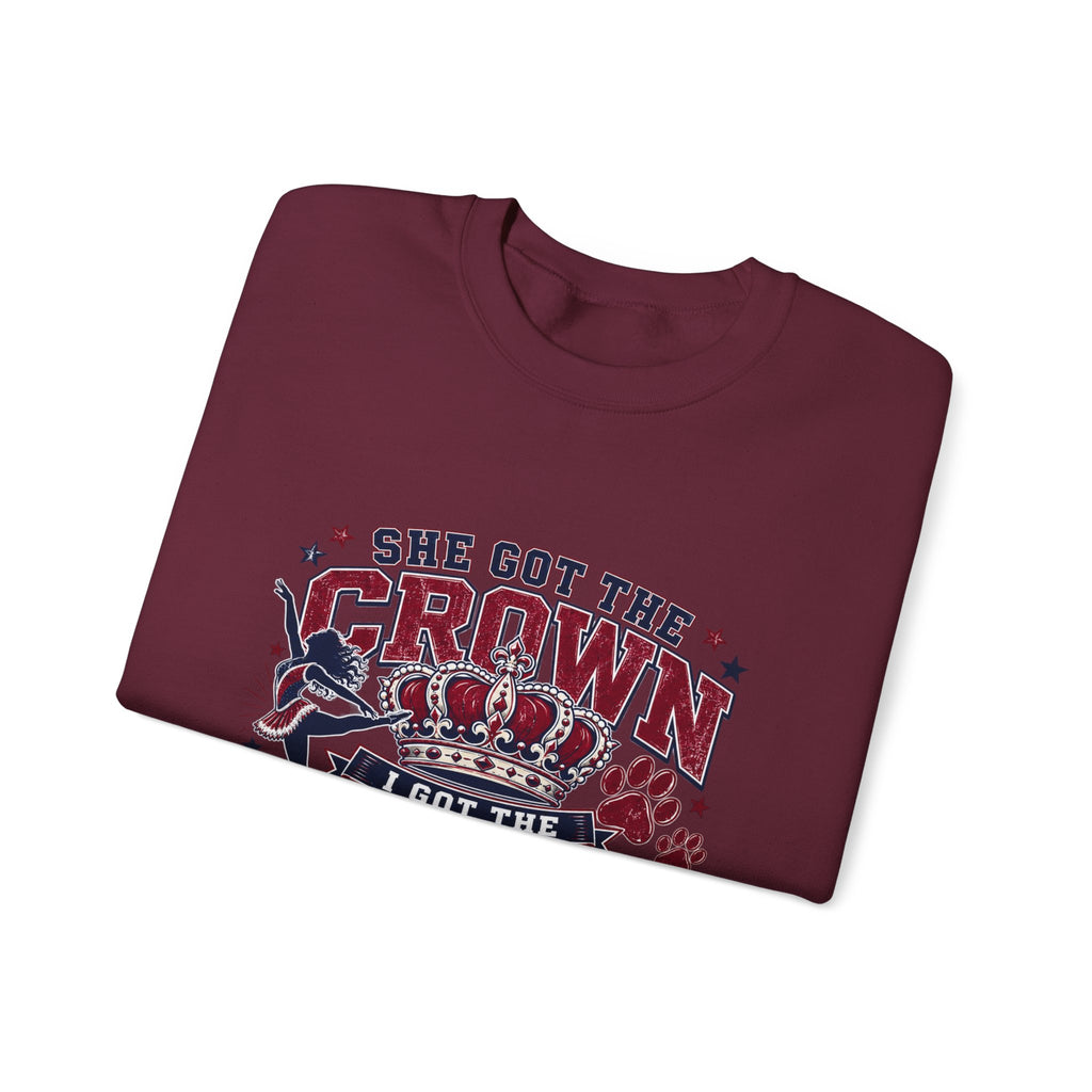 Grandpa Title Sweatshirt — "She Got the Crown, I Got the Grandpa Title" Crewneck